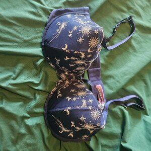 Dark purple stary Bra 40D